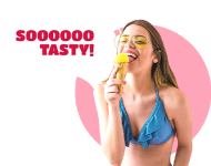 Delight! Ice cream!